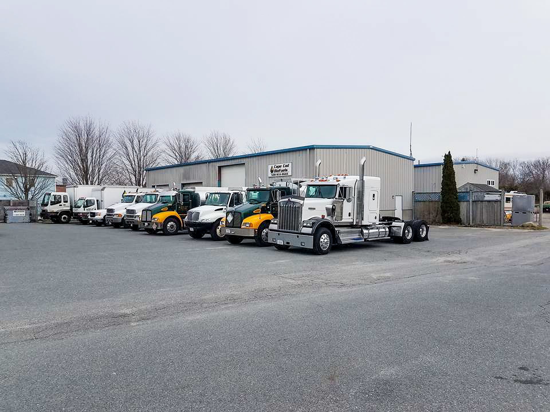Cape Cod Biofuels bulk fuel delivery filling on-site storage tanks