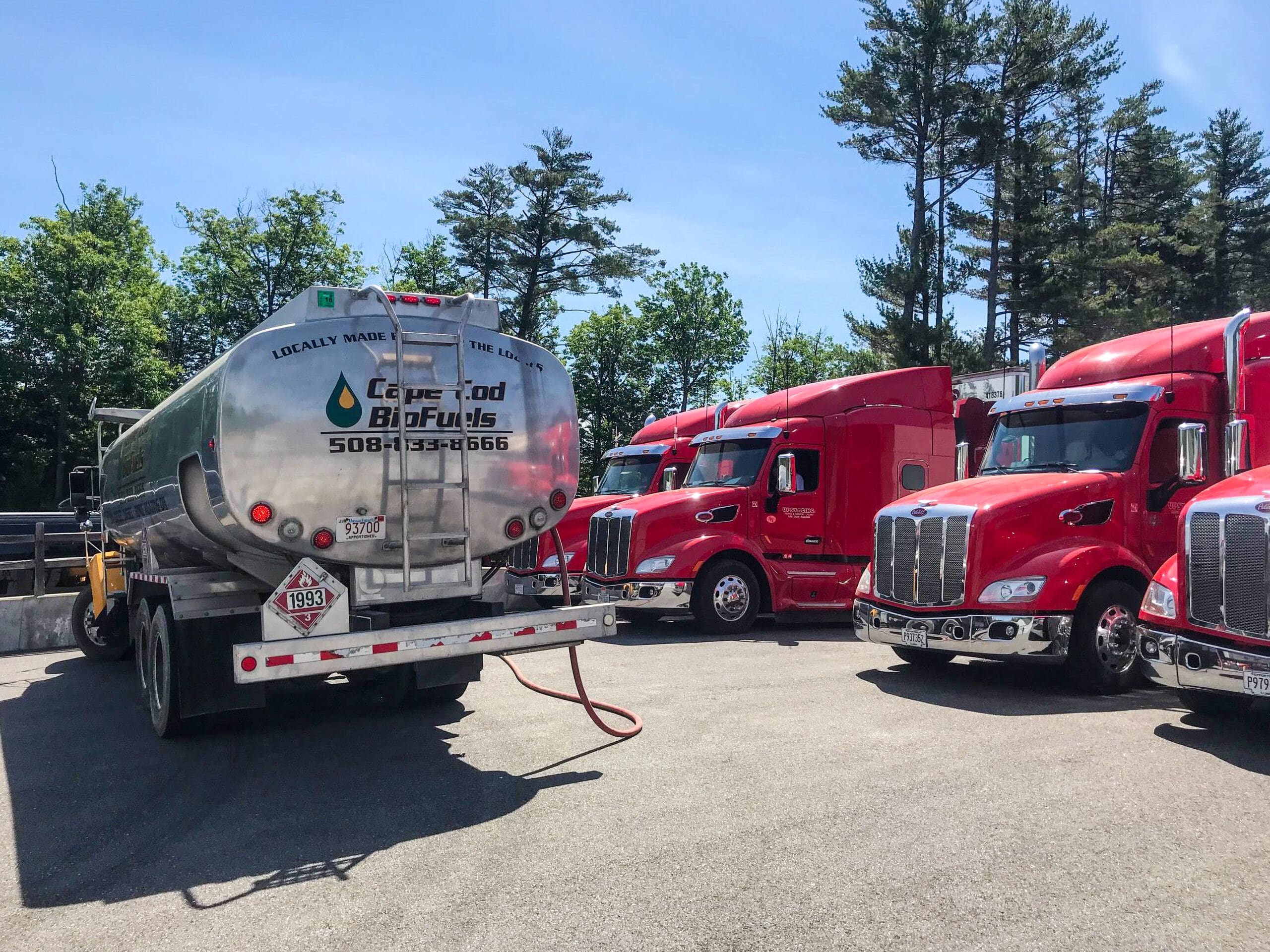 Cape Cod Biofuels delivering on-road diesel to a commercial fleet